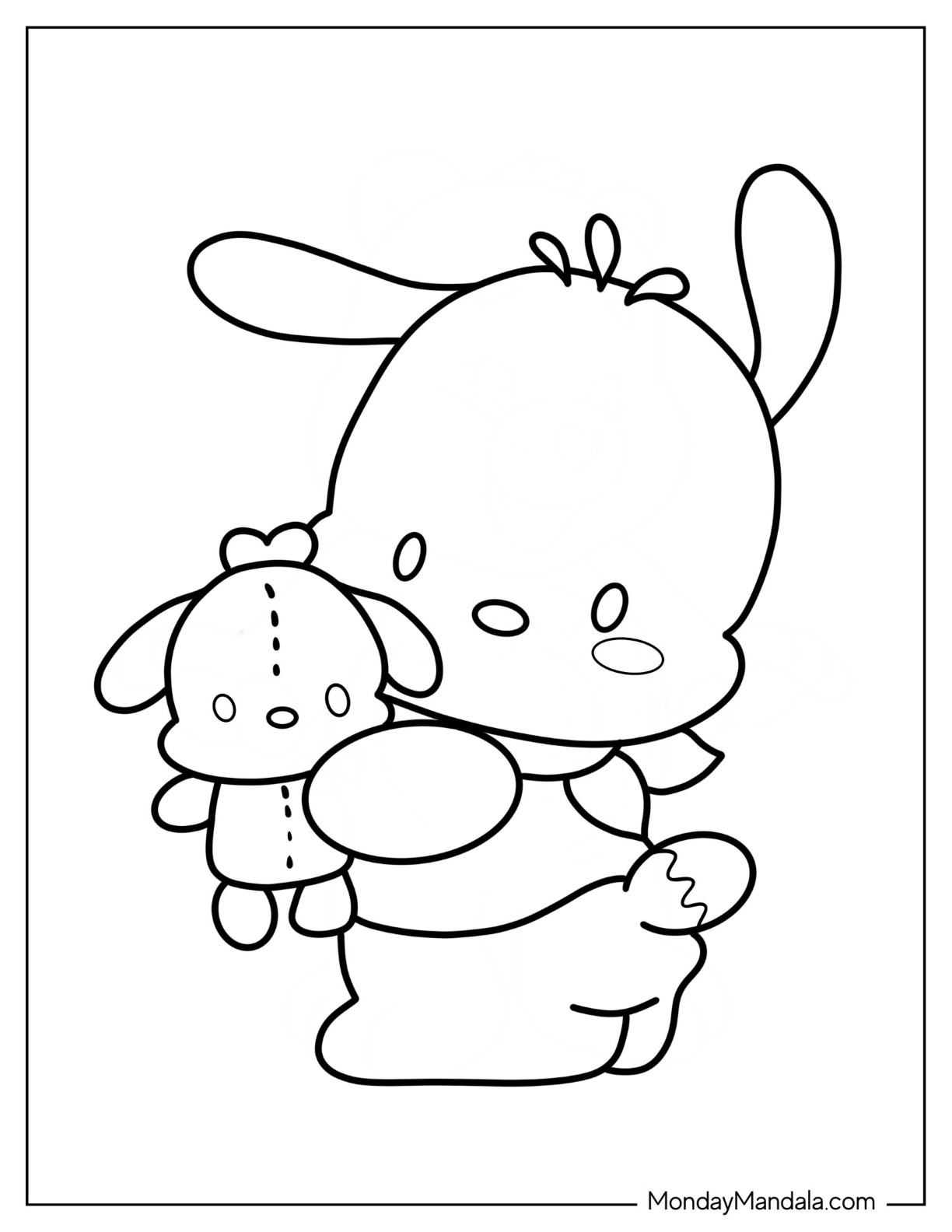 20 Pochacco Coloring Pages Free PDF Printables 