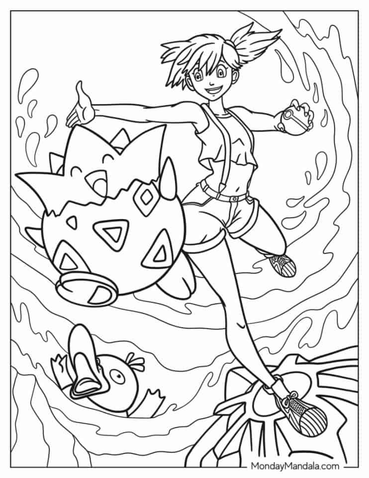 54 Anime Coloring Pages (Free PDF Printables)