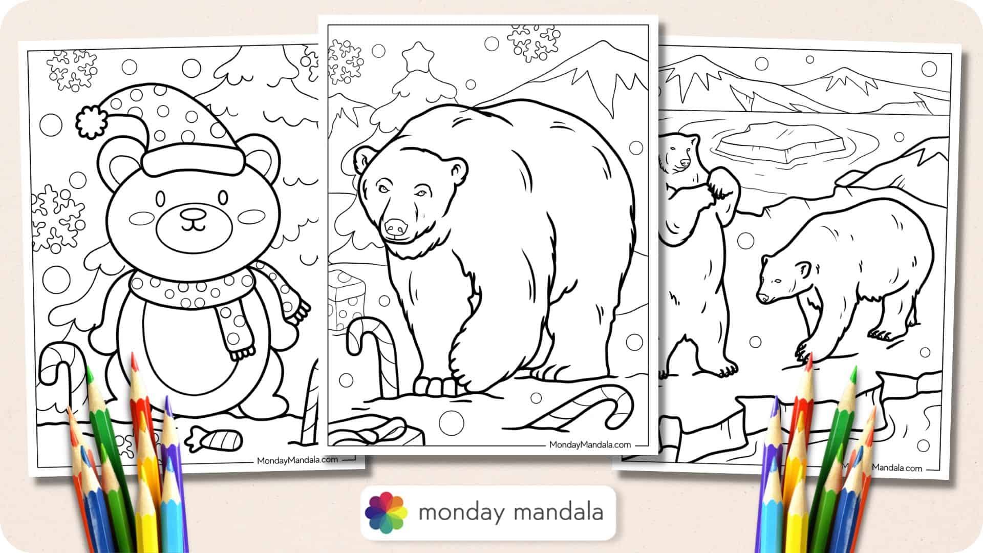 bear coloring pages