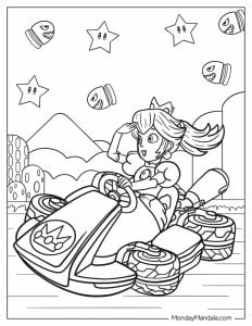 34 Mario Kart Coloring Pages (Free PDF Printables)
