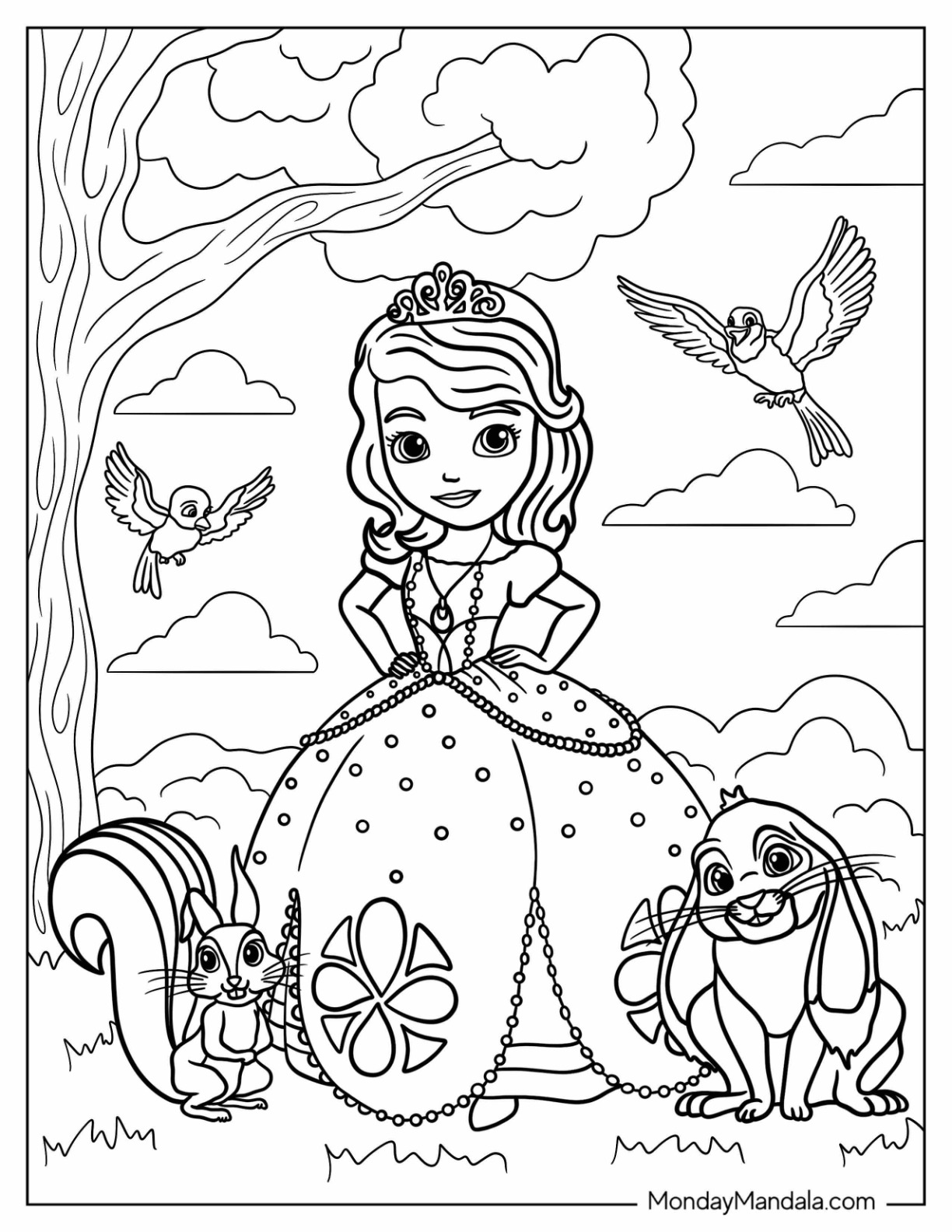 Princes Sofia Coloring Pages