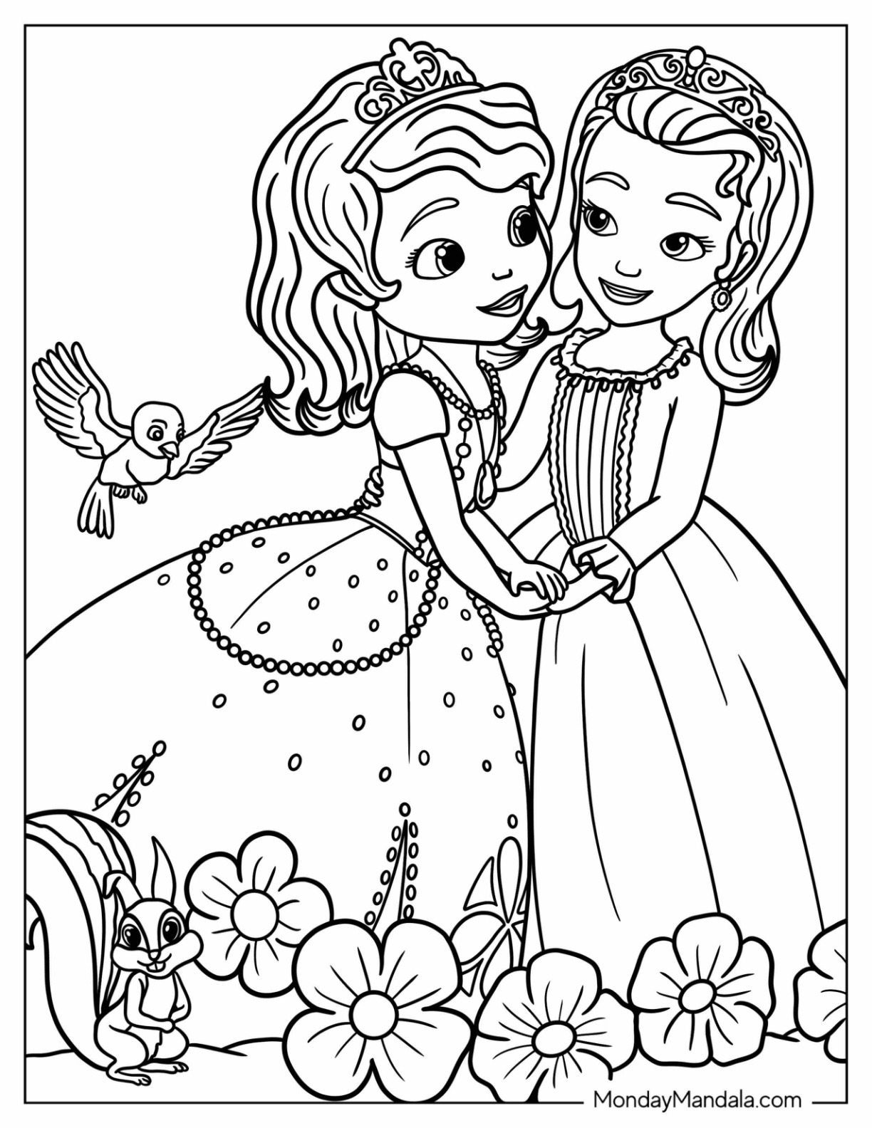 Sofia The First Coloring Pages For Kids