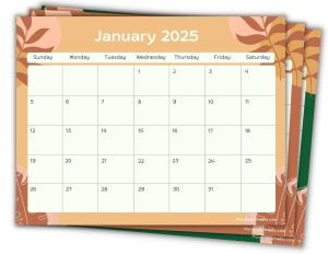Printable Calendars For 2025 & 2026 (Free PDFs)