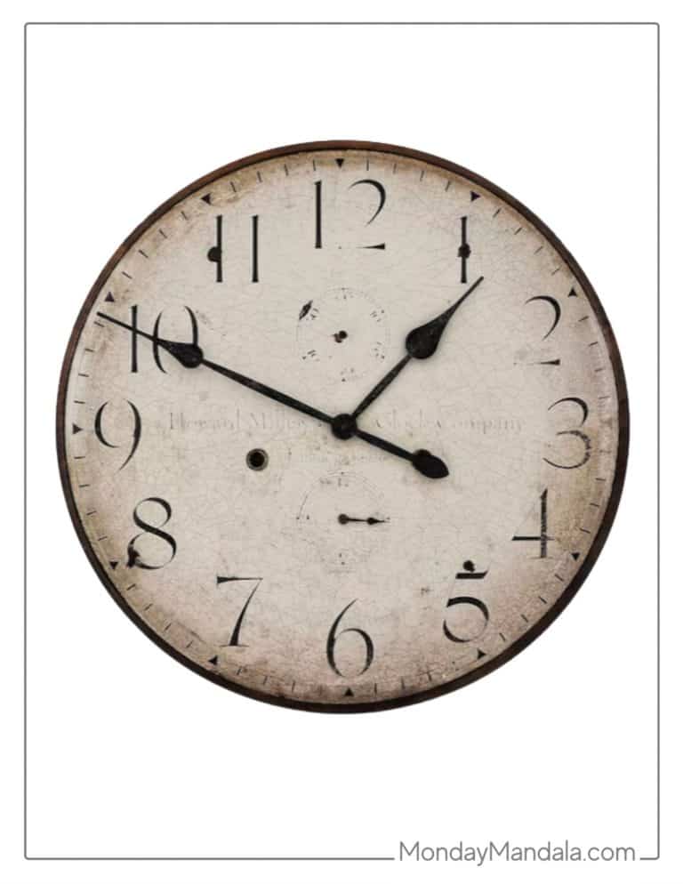 14 Printable Clock Faces Free PDFs To Download Print 14 Printable Clock Faces Free PDFs To Download Print