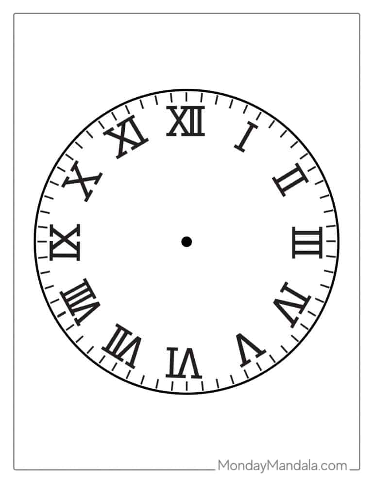 14 Printable Clock Faces Free PDFs To Download Print 14 Printable Clock Faces Free PDFs To Download Print