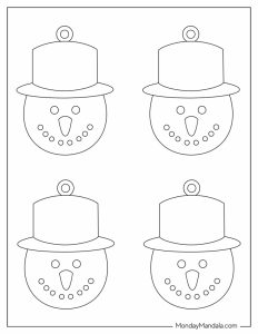 200 Printable Christmas Ornaments (Free Templates)