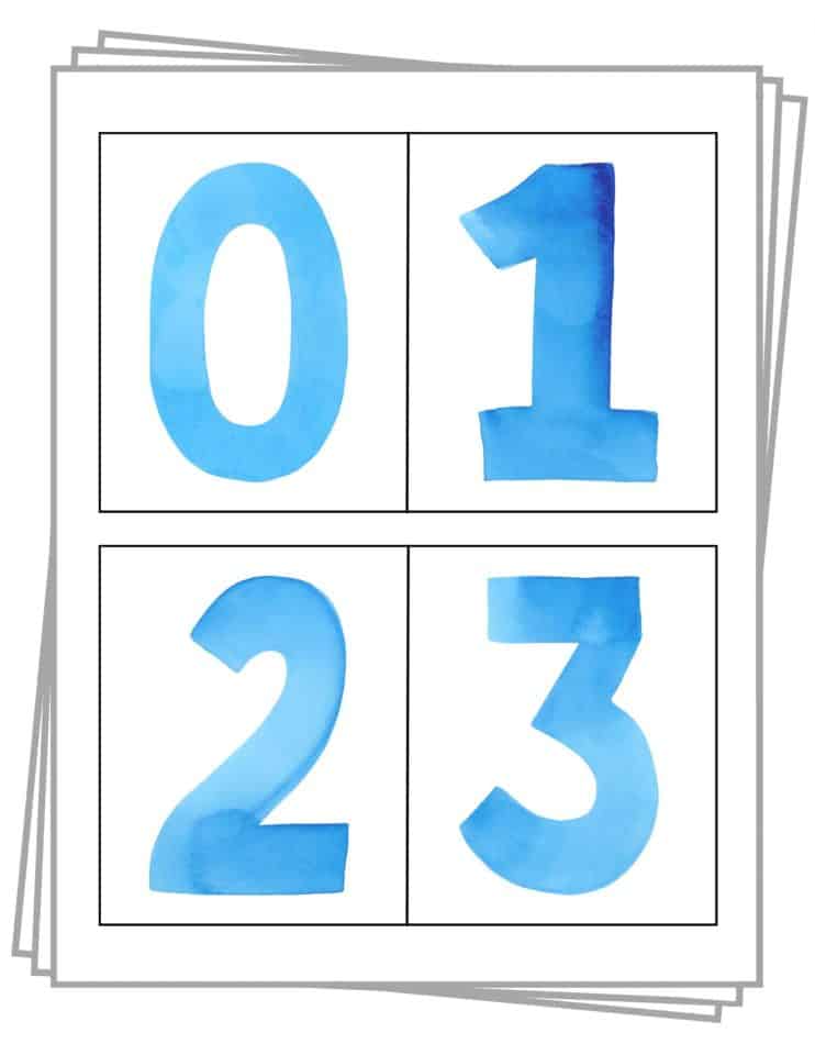 0-10 Printable Numbers (Free Templates In All Sizes)