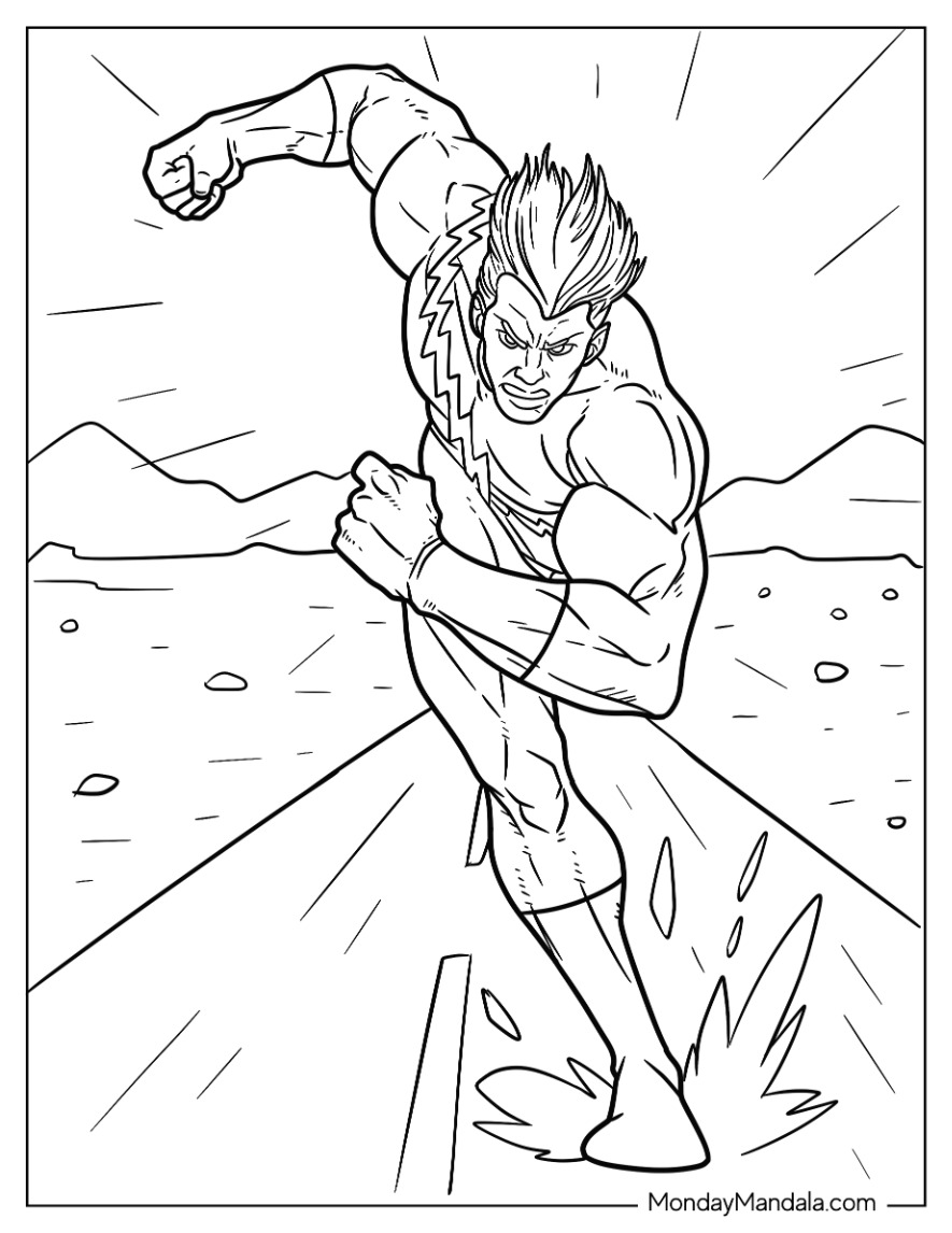 28 X Men Coloring Pages Free PDF Printables 