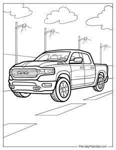 34 Truck Coloring Pages (Free PDF Printables)