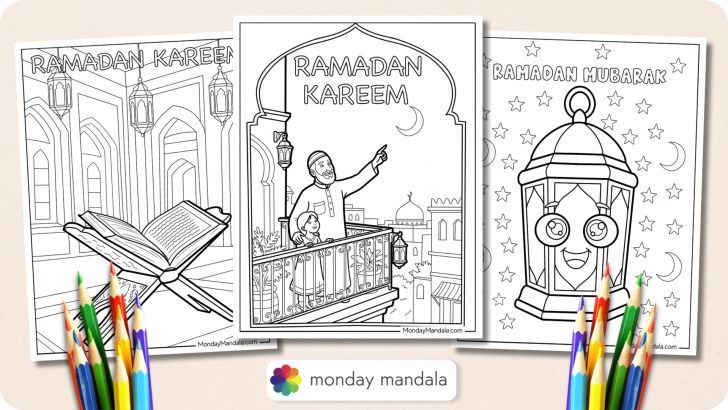Ramadan Coloring Pages Featured Image