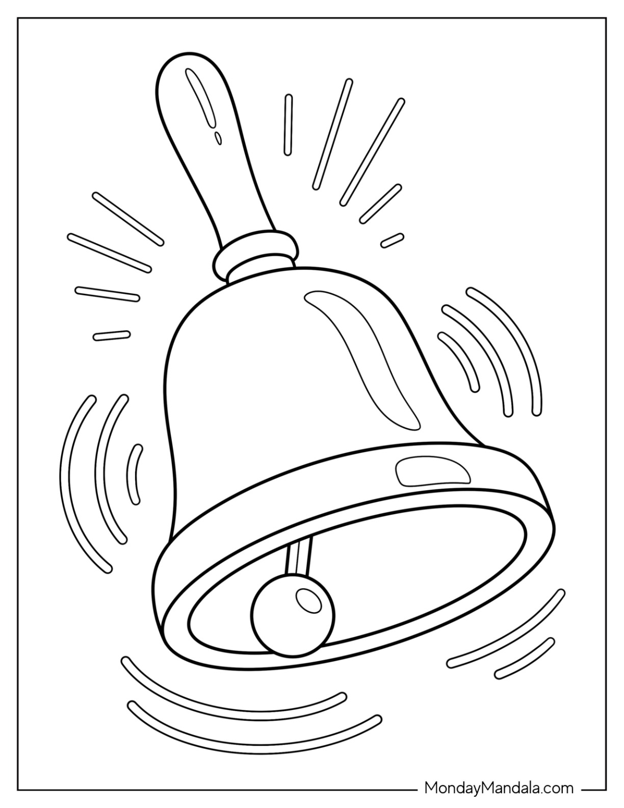 20 Bell Coloring Pages Free PDF Printables 