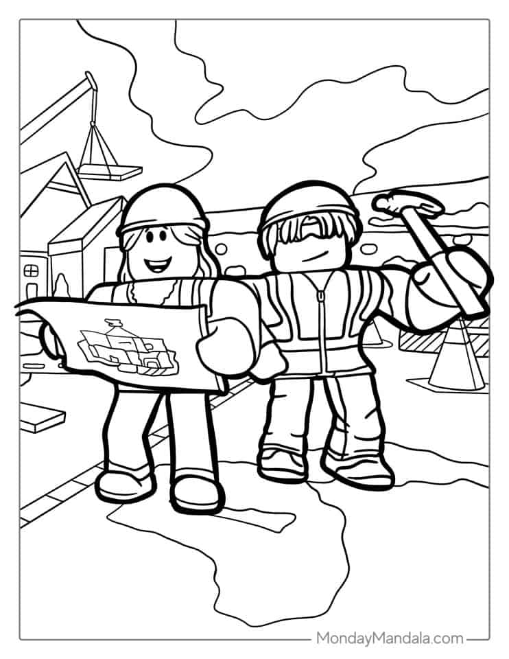 40 Roblox Coloring Pages (Free PDF Printables)