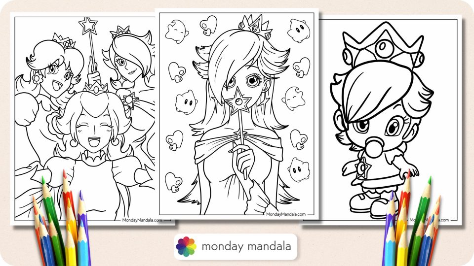22 Rosalina Coloring Pages (Free PDF Printables)