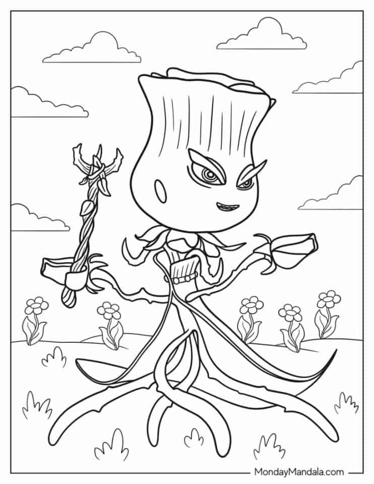 34 Plant vs Zombies Coloring Pages (Free PDF Printables)