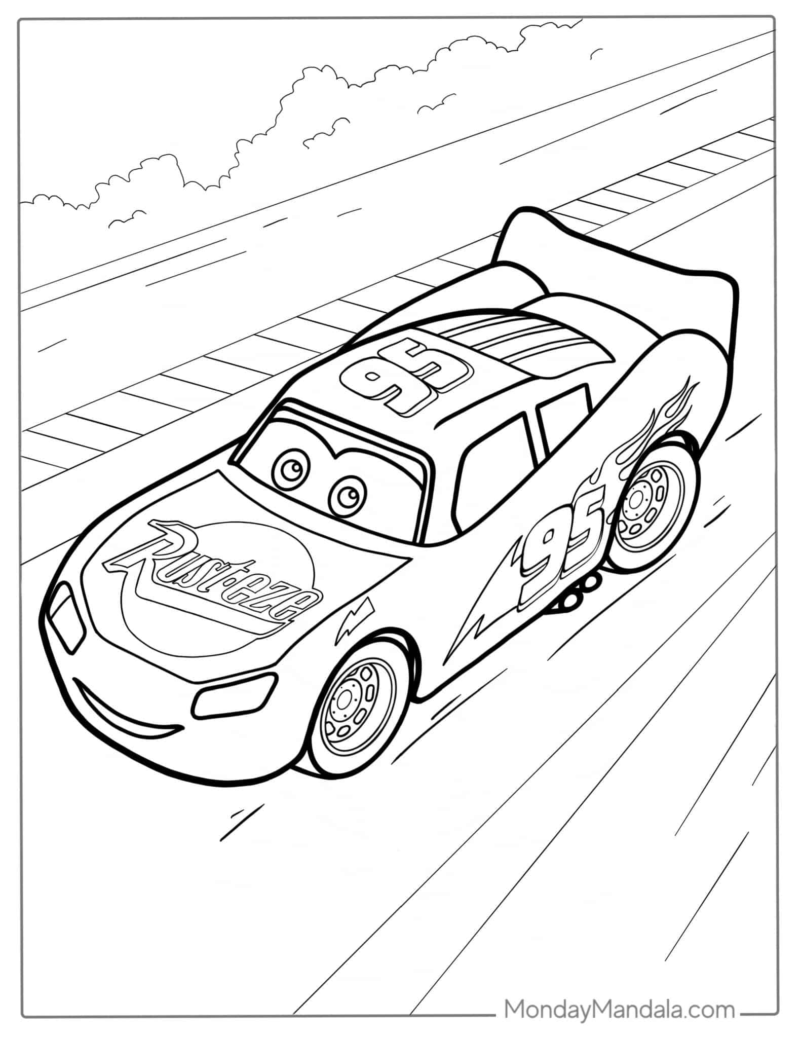 Lightning Mcqueen Coloring Pages Lightning Mcqueen Coloring Pages