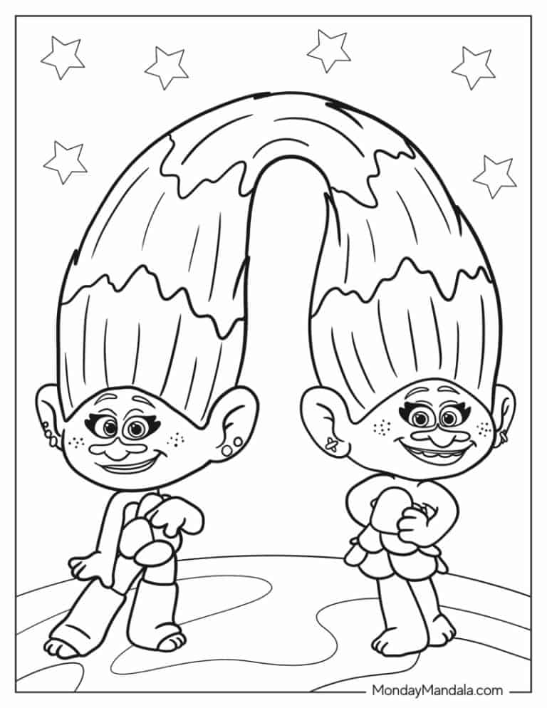 34 Trolls Coloring Pages Free PDF Printables 34 Trolls Coloring Pages Free PDF Printables