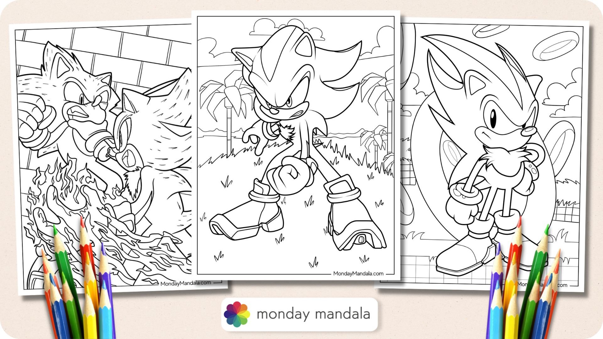 Shadow the Hedgehog lineart and sketch! Which do you like better