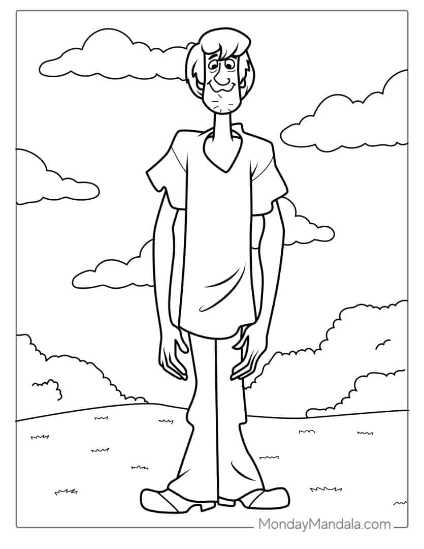 30 Scooby-Doo Coloring Pages (Free PDF Printables)
