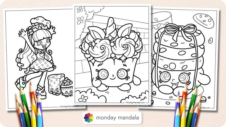 Shopkins Coloring Pages Featured Image