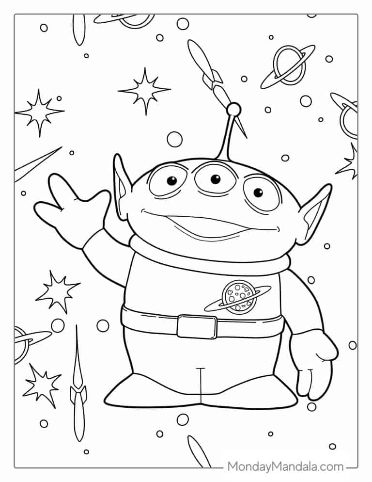 34 Toy Story Coloring Pages (Free PDF Printables)