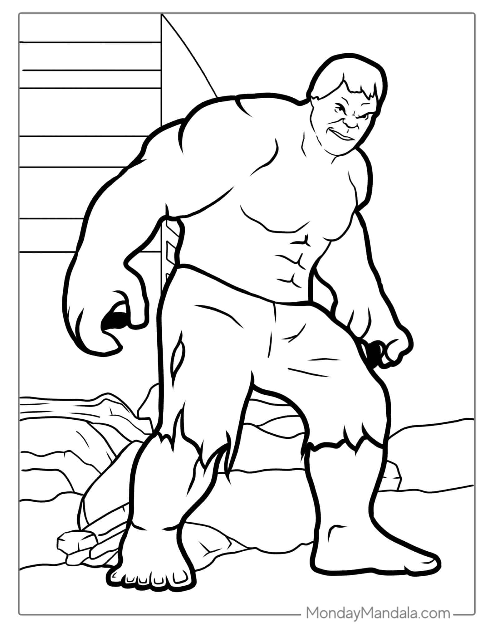 52 Hulk Coloring Pages (Free PDF Printables)