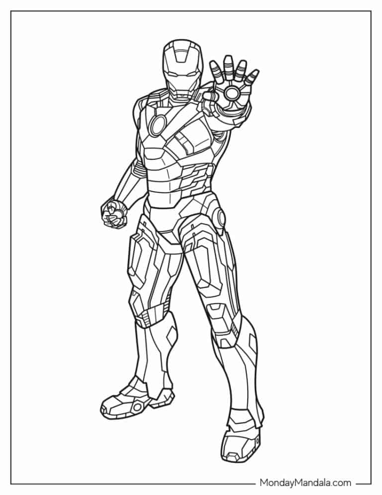 30 Marvel Avengers Coloring Pages