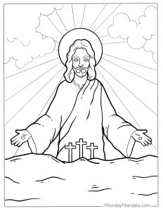49 Jesus Coloring Pages (Free PDF Printables)