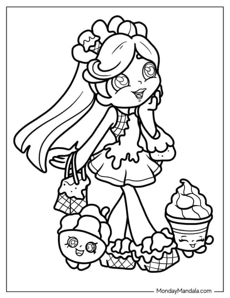 Shopkins Pdf Coloring Pages