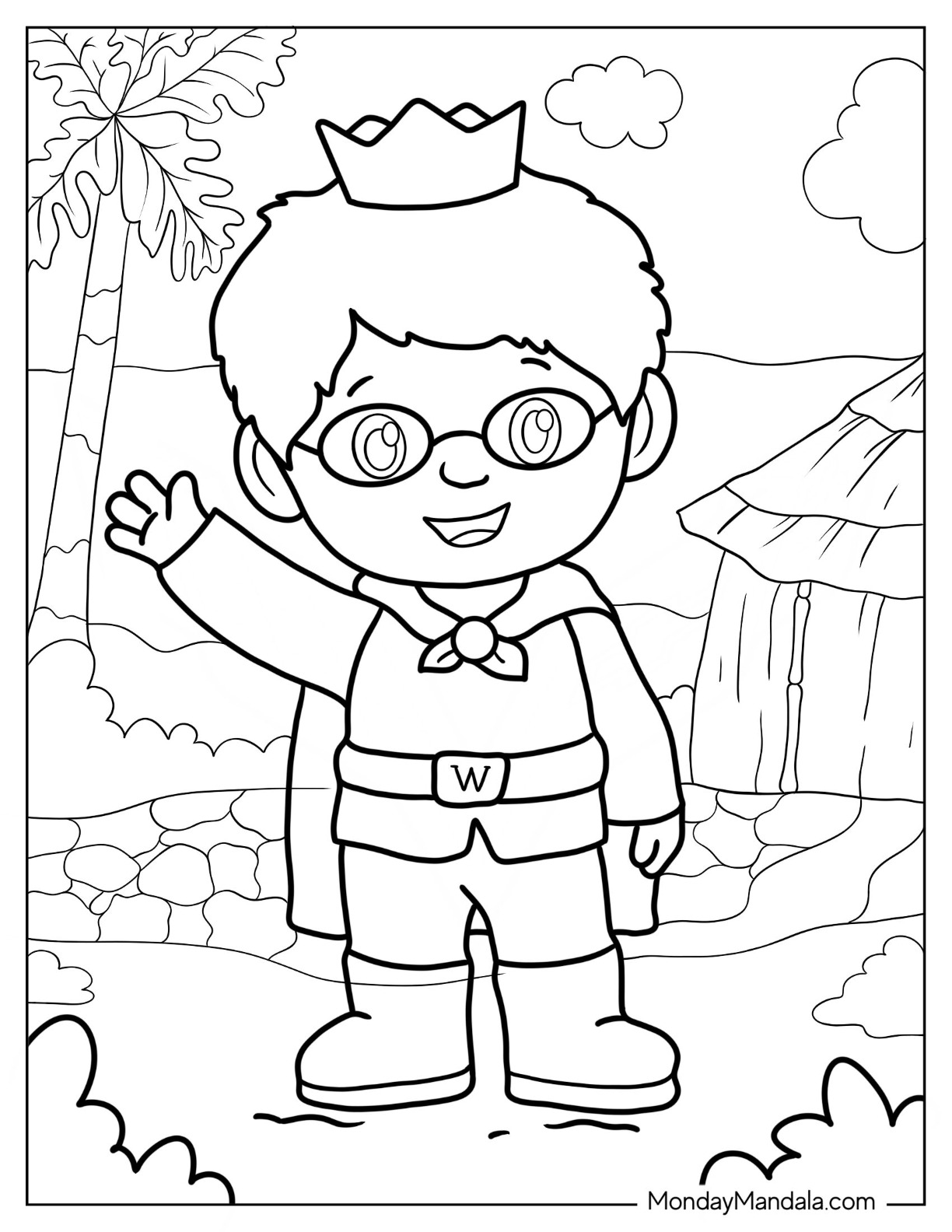 Daniel Tiger Coloring Pages Free PDF Printables Daniel Tiger Pdf Print