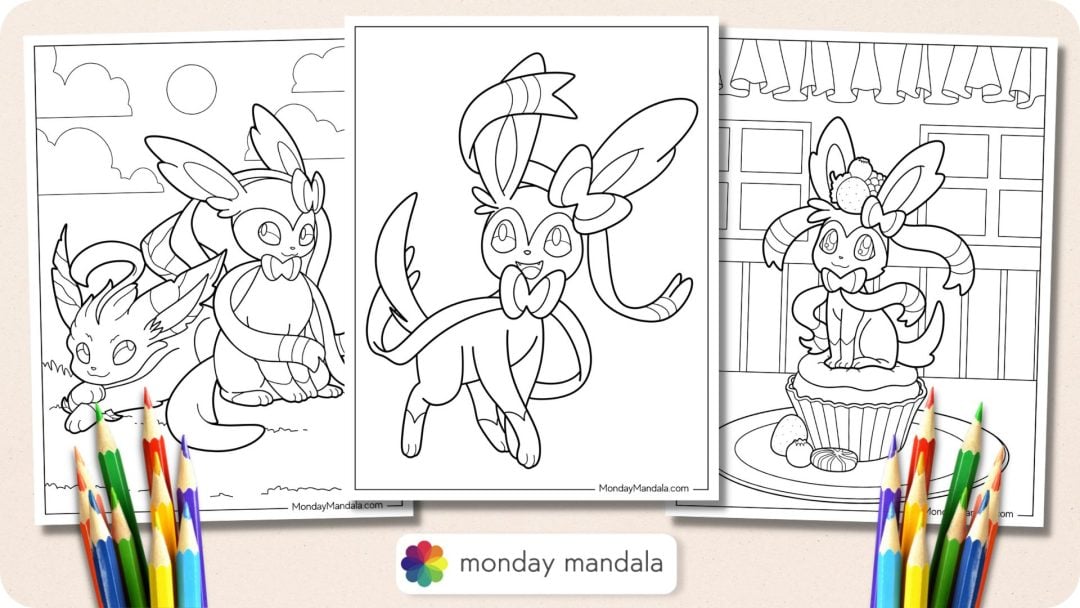 20 Sylveon Coloring Pages (Free PDF Printables)