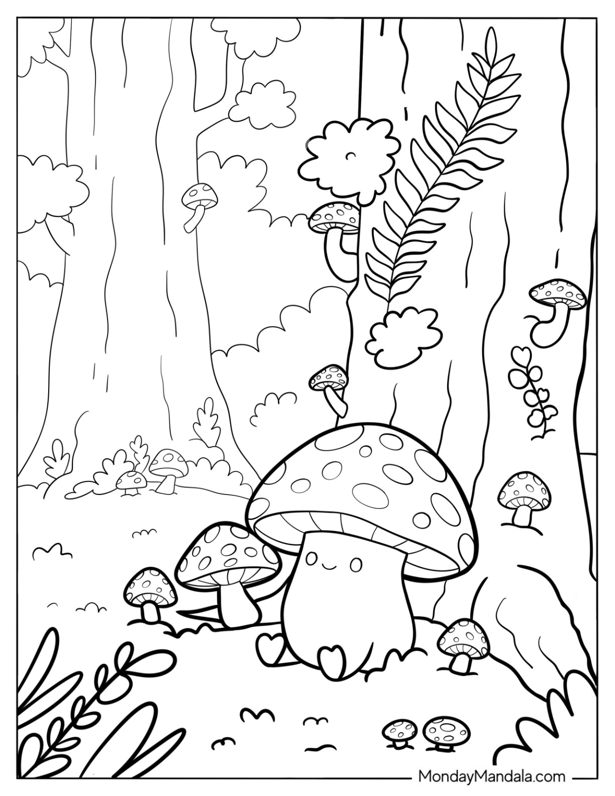 Aesthetic Coloring Page