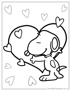 32 Peanuts Snoopy Coloring Pages Free PDF Printables 