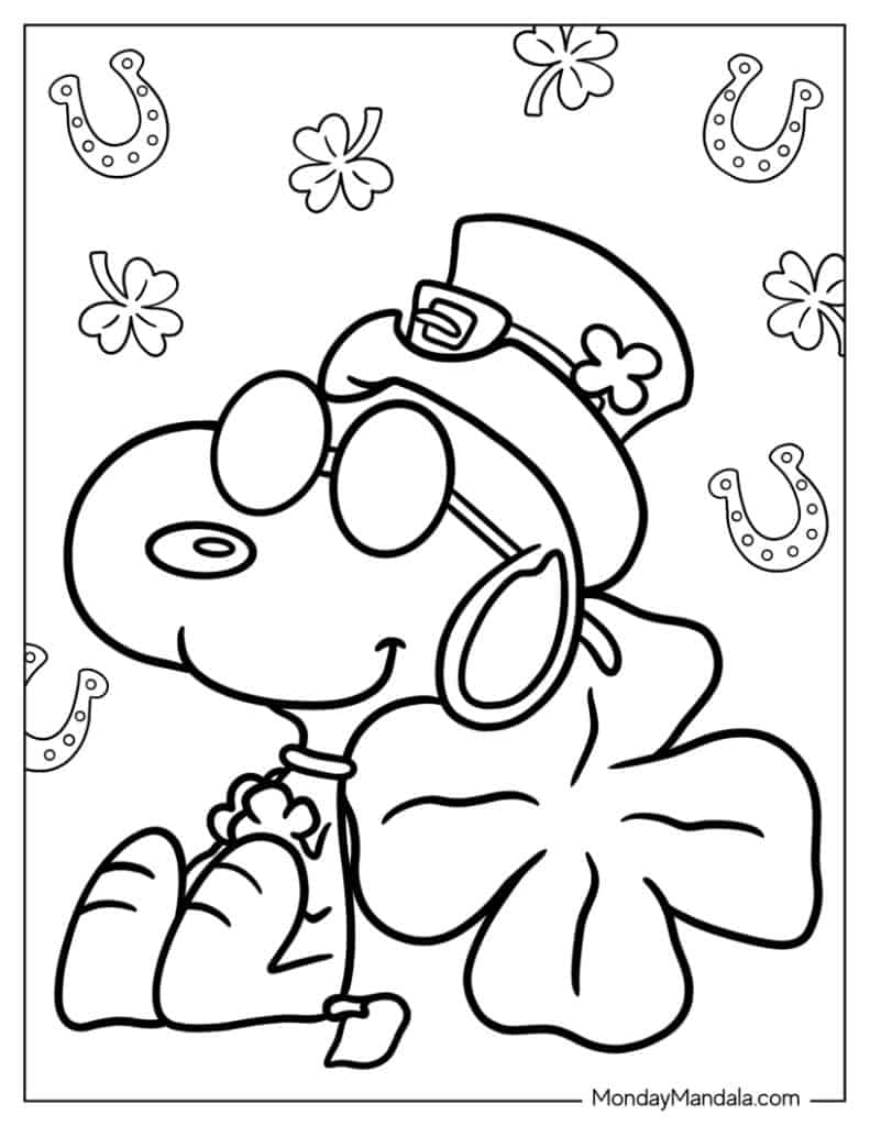 St Patricks Colouring Pages Free Printable Infoupdate