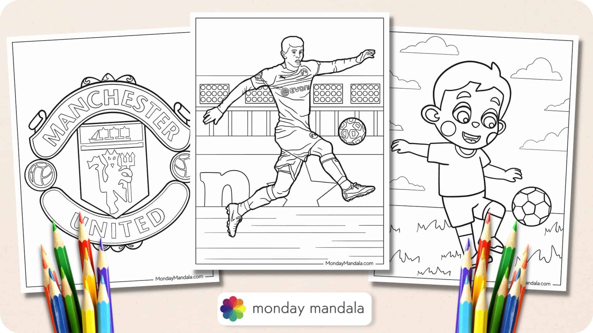 big kid girl soccer coloring pages