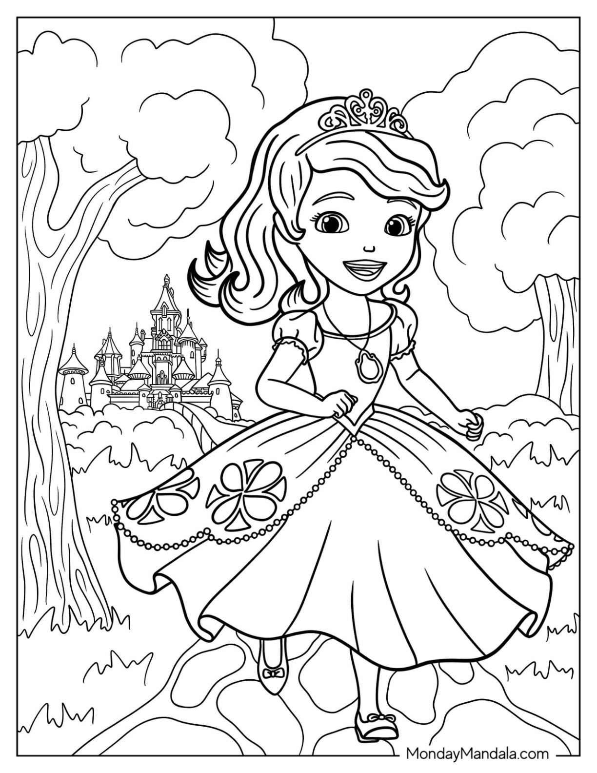 20 Sofia The First Coloring Pages Free PDF Printables 