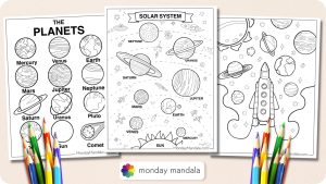20 Solar System Coloring Pages (Free PDF Printables)