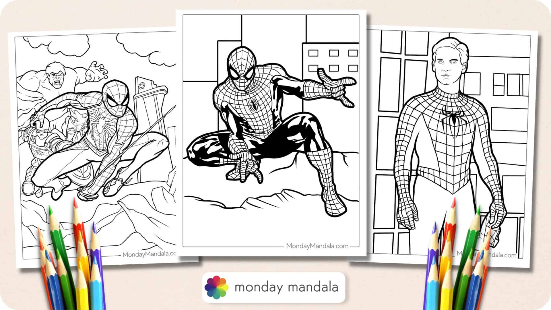 Spider-Man: Crafts, colorig pages and activities for kids