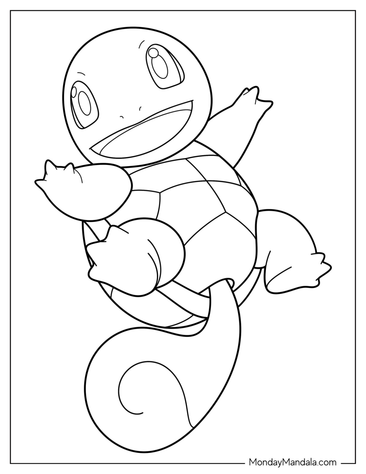 22 Squirtle Coloring Pages Free PDF Printables 