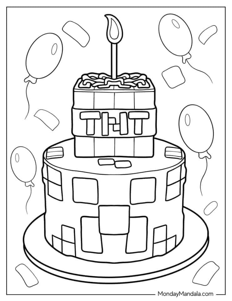 38 Cake Coloring Pages Free PDF Printables 38-cake-coloring-pages-free-pdf-printables