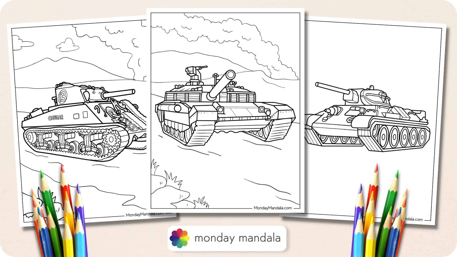 free army tank coloring pages