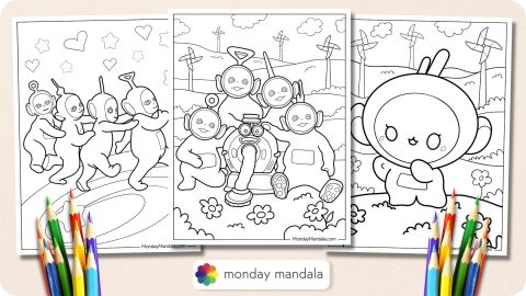 20 Teletubbies Coloring Pages (Free PDF Printables)