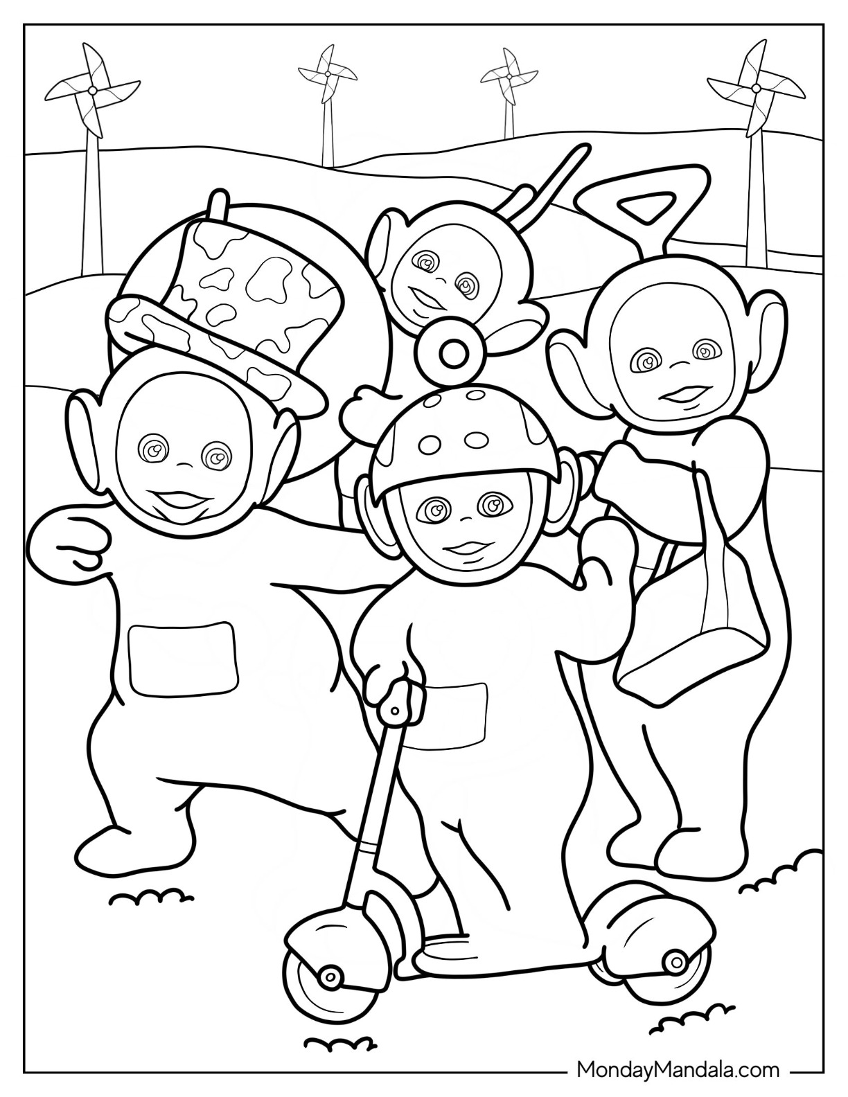 20 Teletubbies Coloring Pages AmmaarahJosie
