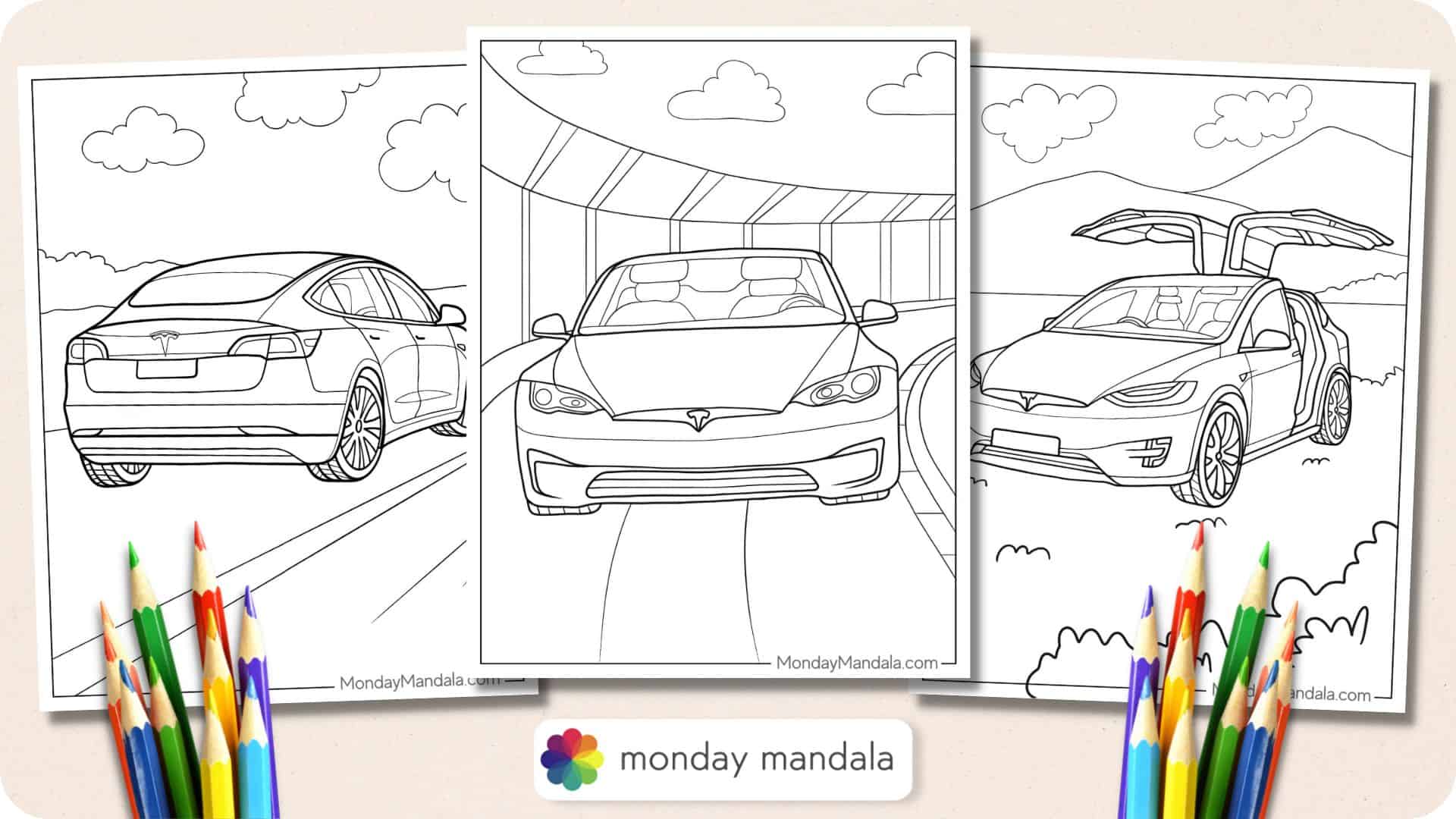 18 Tesla Coloring Pages (Free PDF Printables)