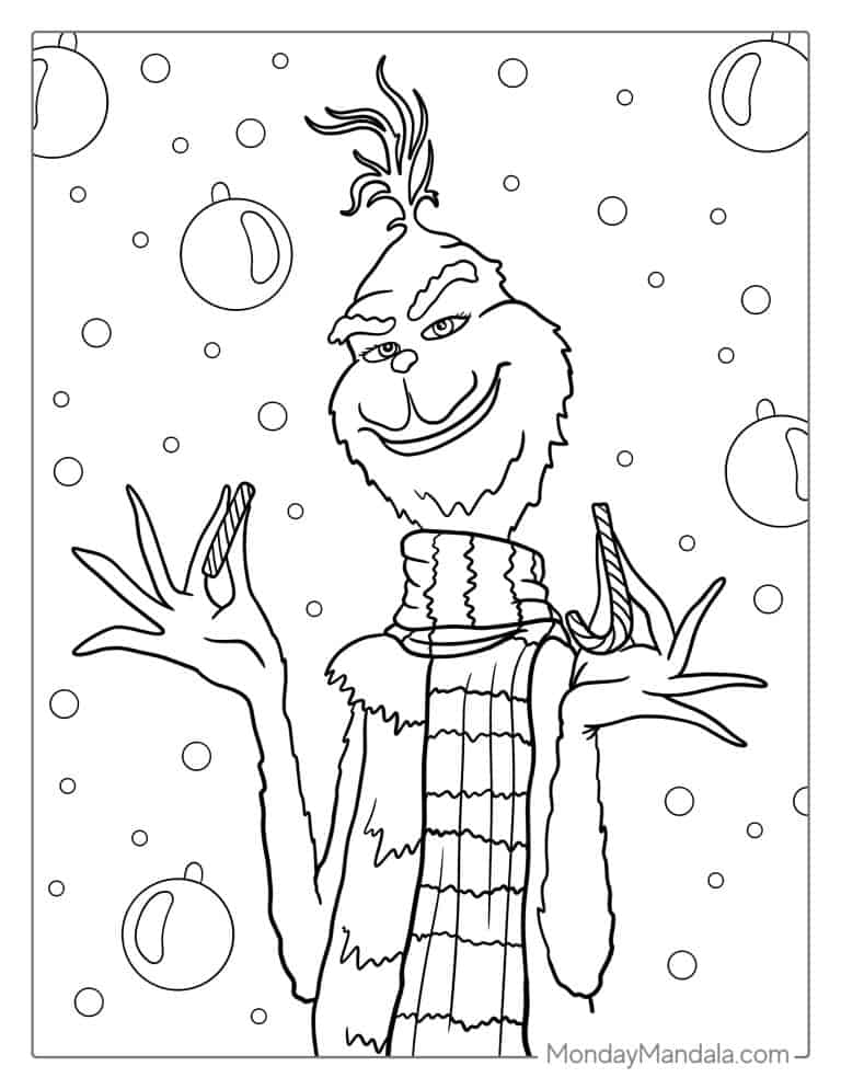 51 Grinch Coloring Pages (Free PDF Printables)