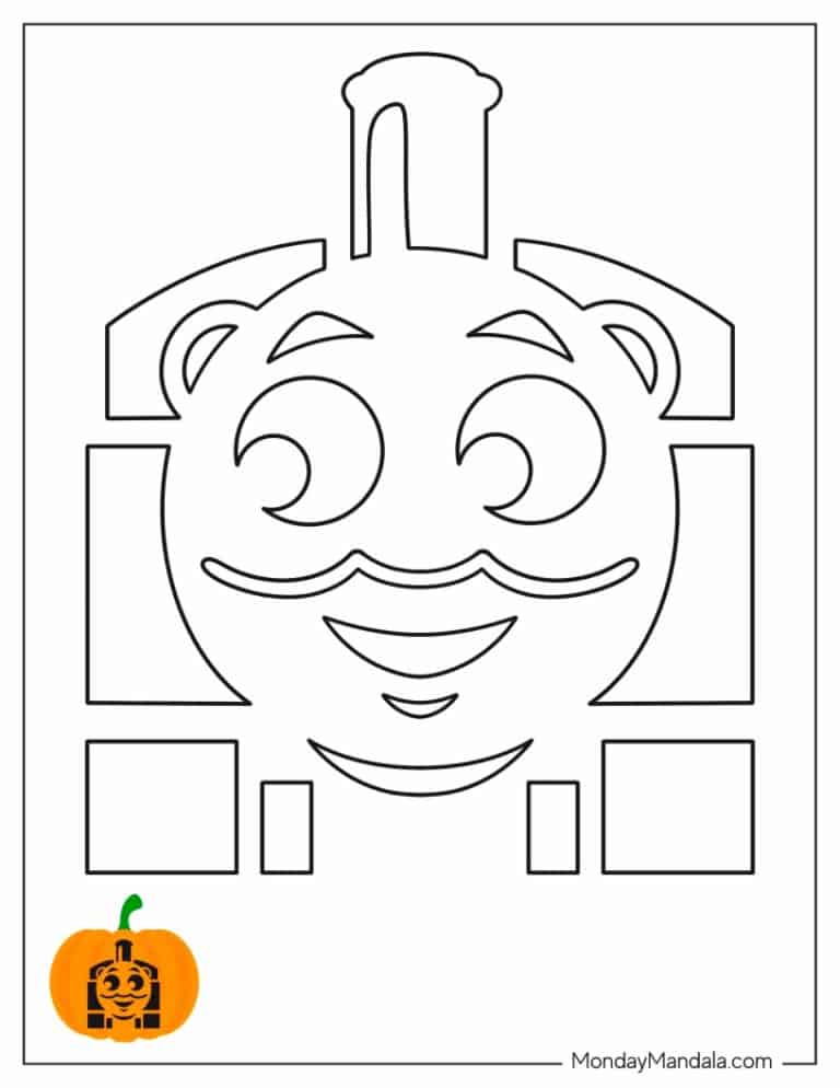 100 Pumpkin Carving Stencils (Free PDF Printables)