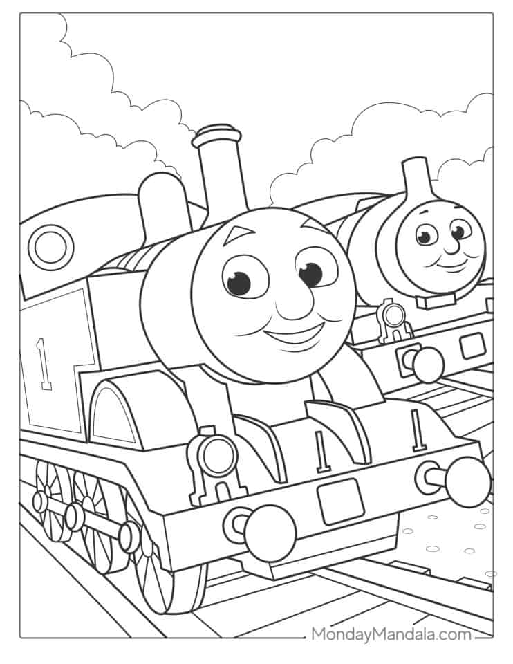 Thomas And Friends Thomas Coloring Pages At Evan North Blog