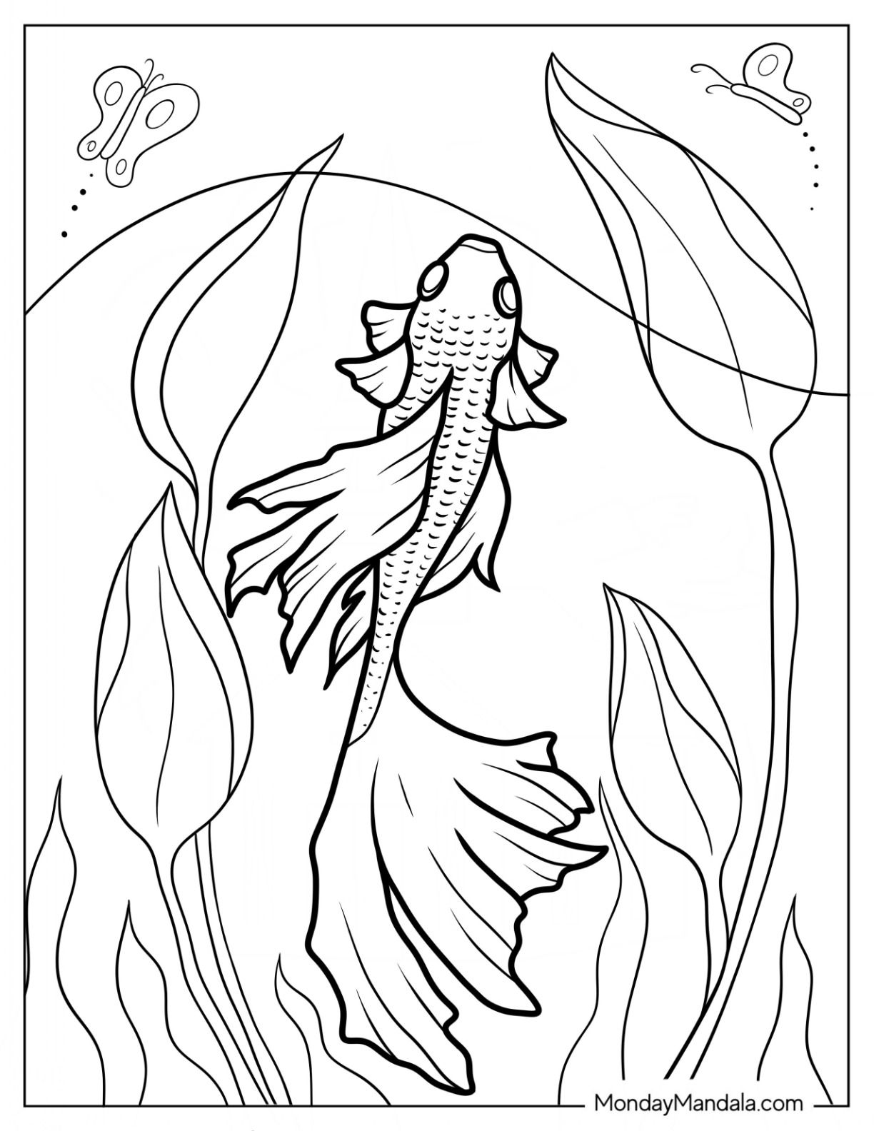 Goldfish Coloring Pages 2025 Goldfish Coloring Pages 2025