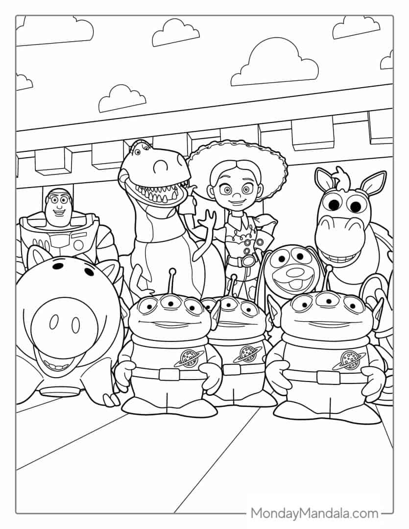 Toy Story Coloring Pages