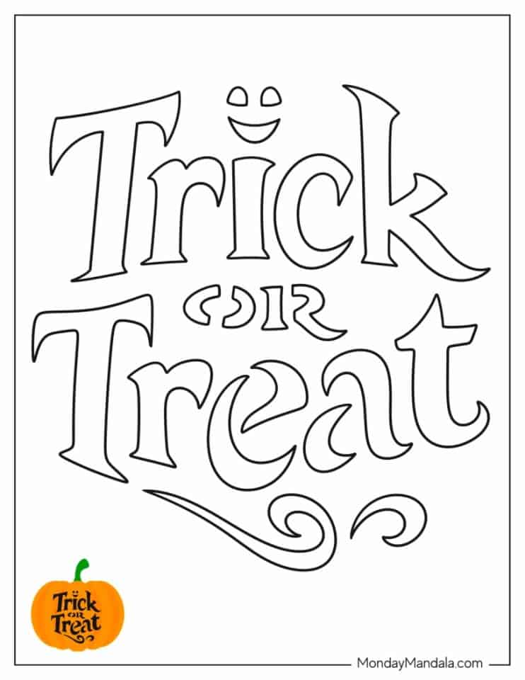 100 Pumpkin Carving Stencils Free PDF Printables Trick Or Treat Carving Stencil 742x960