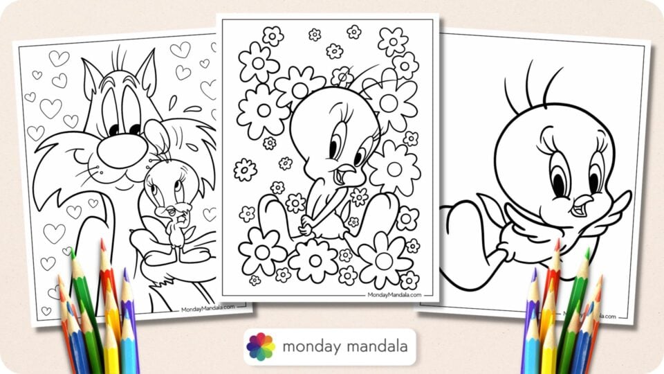 20 Tweety Bird Coloring Pages (Free PDF Printables)